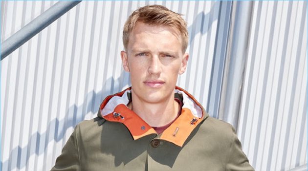 Casual Cool: Victor Nylander Sports 3 Relaxed Looks for YOOX Sporting an ADD parka, Victor Nylander connects with YOOX.