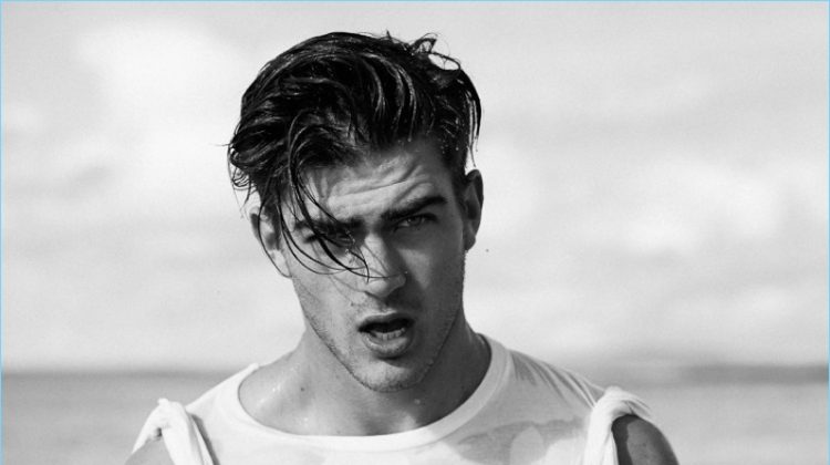 Zandre du Plessis Enjoys a Summer Beach Day with Victor Magazine
