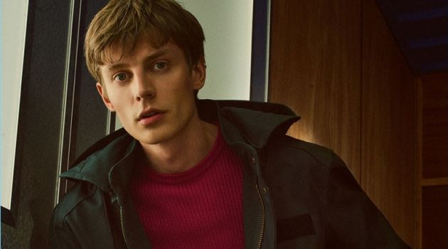 Flash of Color: Janis Ancens & Justin Eric Martin for Zara Janis Ancens sports a colorful fall look from Zara Man.