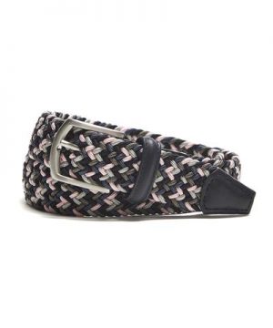 Anderson's Mixed Pink Woven Elastic Belt Anderson's Mixed Pink Woven Elastic Belt