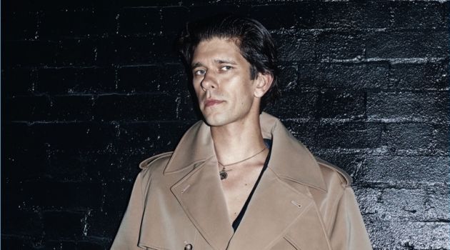 Ben Whishaw Covers Another Man, Talks Romance & Self-Worth A chic vision, Ben Whishaw wears an Alexander McQueen double-breasted trench coat.