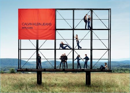 Calvin Klein Jeans Creates a Living Billboard for Fall '18 Campaign