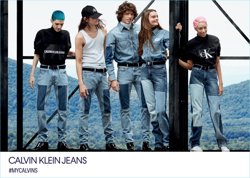 Calvin Klein Jeans Creates a Living Billboard for Fall '18 Campaign ...