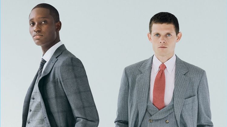 Charles Oduro & Massey Blakeman Don Gray Suits for Departures