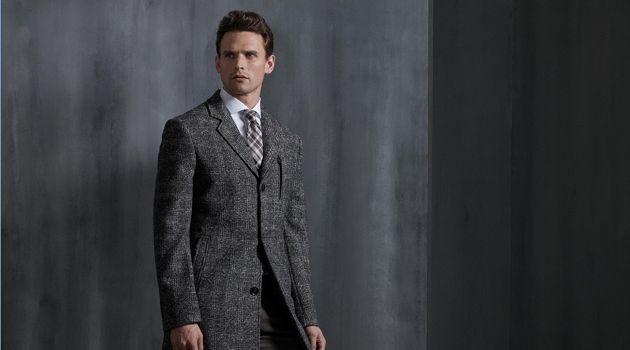 Guy Robinson is a Dapper Vision for Digel Fall '18 Campaign A dapper vision, Guy Robinson wears a sleek coat from Digel.