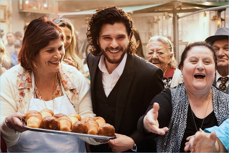 Actor Kit Harington reunites with Dolce & Gabbana for The One Grey.