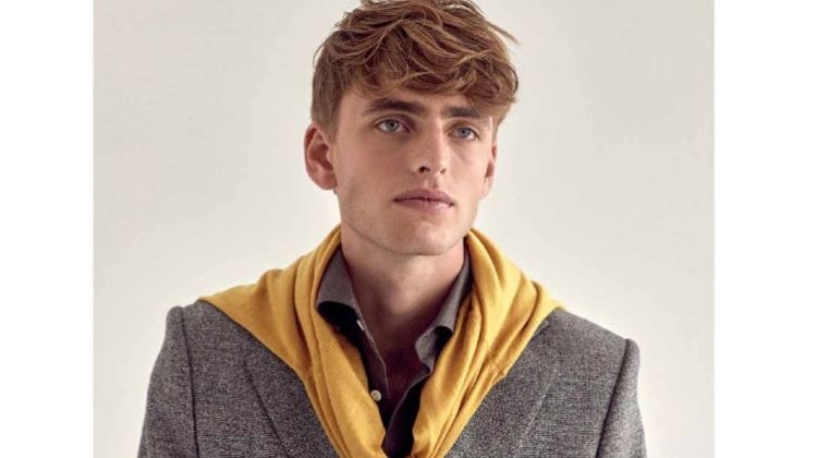 Erik Fallberg Models Elegant Styles for King Magazine