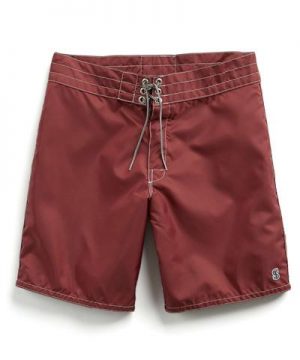 Exclusive Birdwell Contrast Pocket 311 Board Shorts in Maroon Exclusive Birdwell Contrast Pocket 311 Board Shorts in Maroon