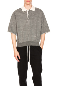 Fear of God Heavy Terry Polo in Gray Fear of God Heavy Terry Polo in Gray