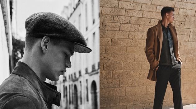 Day Wander: Filip Hrivnak Embraces Classic Style from Massimo Dutti Embracing classic style, Filip Hrivnak wears fall-winter 2018 looks from Massimo Dutti.