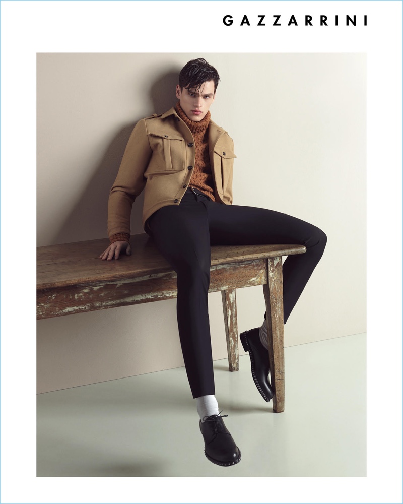 Gazzarrini taps Filip Hrivnak as the face of its fall-winter 2018 campaign.