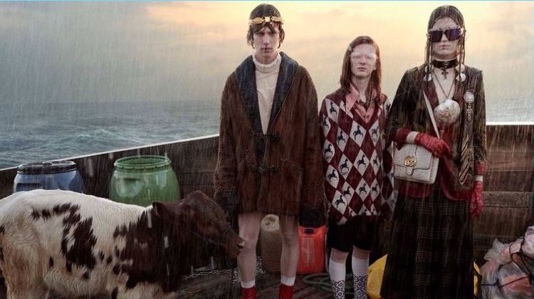 Gucci Gothic: Noah’s Ark is Revisited for Cruise ’19 Campaign