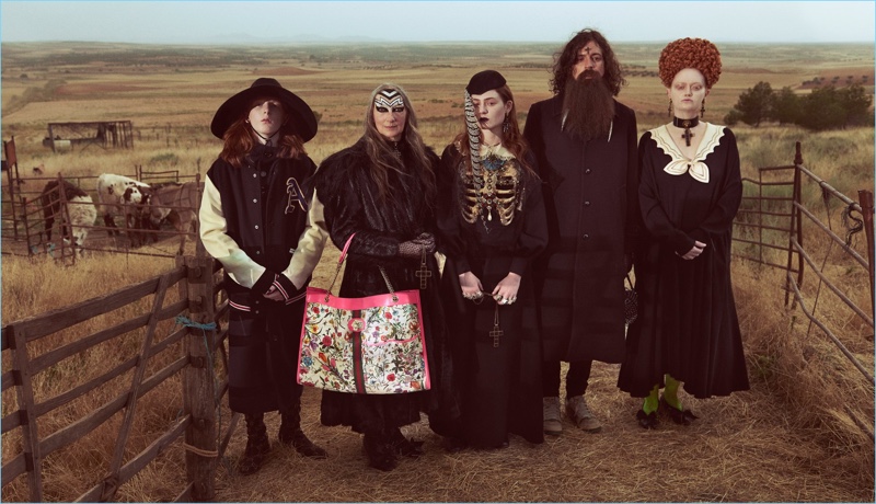 Gothic style reigns for Gucci's cruise 2019 campaign.
