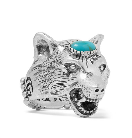 wolf ring gucci