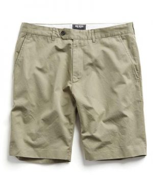 Hudson Tab front Chino Short in Light Olive Hudson Tab front Chino Short in Light Olive
