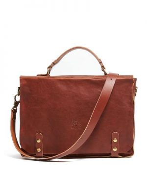 Il Bisonte Cowhide Briefcase in Brown Il Bisonte Cowhide Briefcase in Brown