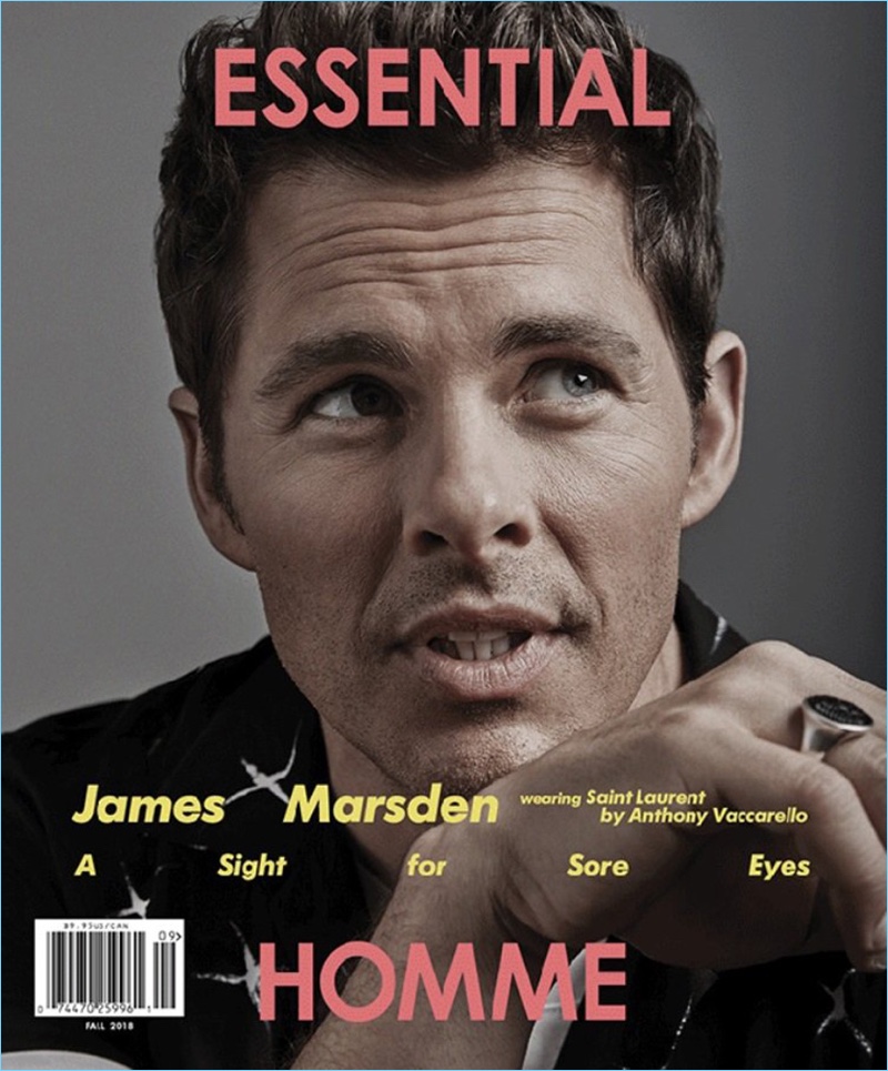 James Marsden Essential Homme Cover