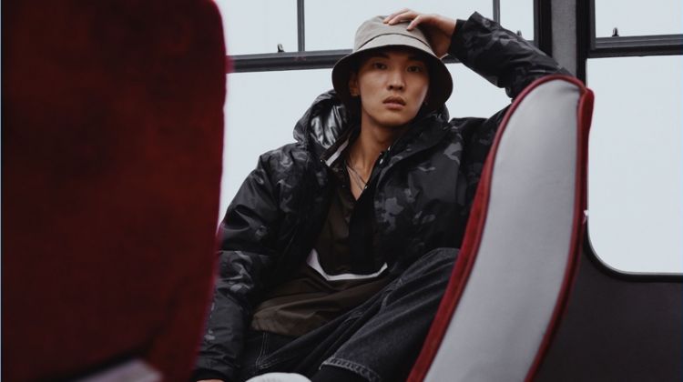 Jeon June embraces sporty style for a Zara Man editorial.