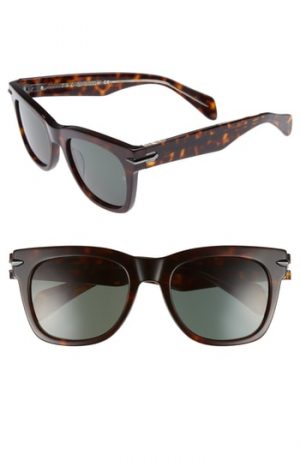 Men's Rag & Bone 54Mm Sunglasses - Dark Havana Men's Rag & Bone 54Mm Sunglasses - Dark Havana