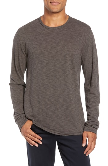 mens slim fit long sleeve t shirts