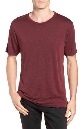 Burgundy t shirt men Clearance