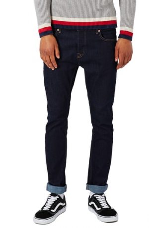 Men's Topman Stretch Skinny Fit Raw Denim Jeans Men's Topman Stretch Skinny Fit Raw Denim Jeans