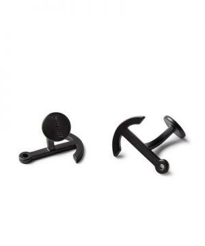 Miansai Noir Anchor Cufflinks Miansai Noir Anchor Cufflinks