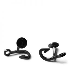 Miansai Noir Hook Cufflinks Miansai Noir Hook Cufflinks