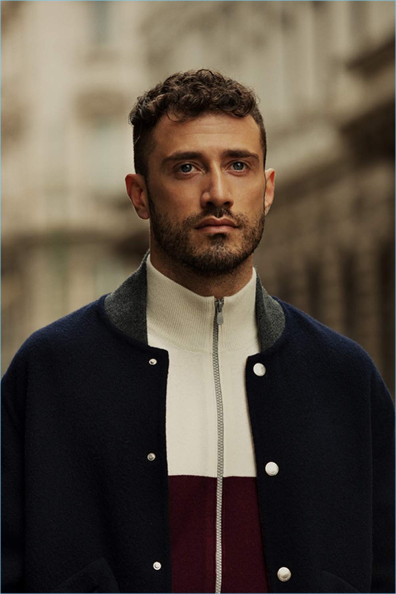 Luigi Samele sports a look from Brunello Cucinelli for Mr Porter.