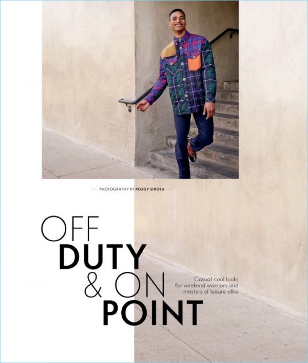 Malik Lindo Noah Mills Neiman Marcus Fall 2018 Men's Catalog