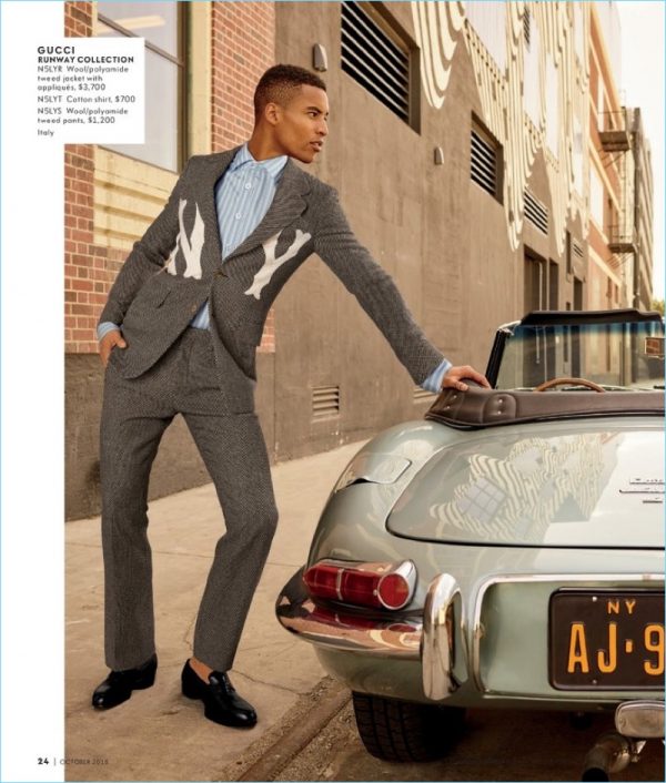 Malik Lindo Noah Mills Neiman Marcus Fall 2018 Men's Catalog