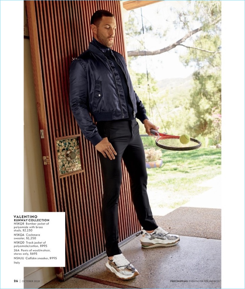 Malik Lindo Noah Mills Neiman Marcus Fall 2018 Men's Catalog