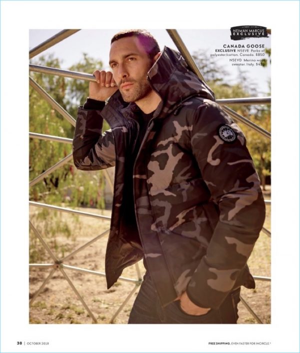 Malik Lindo Noah Mills Neiman Marcus Fall 2018 Men's Catalog