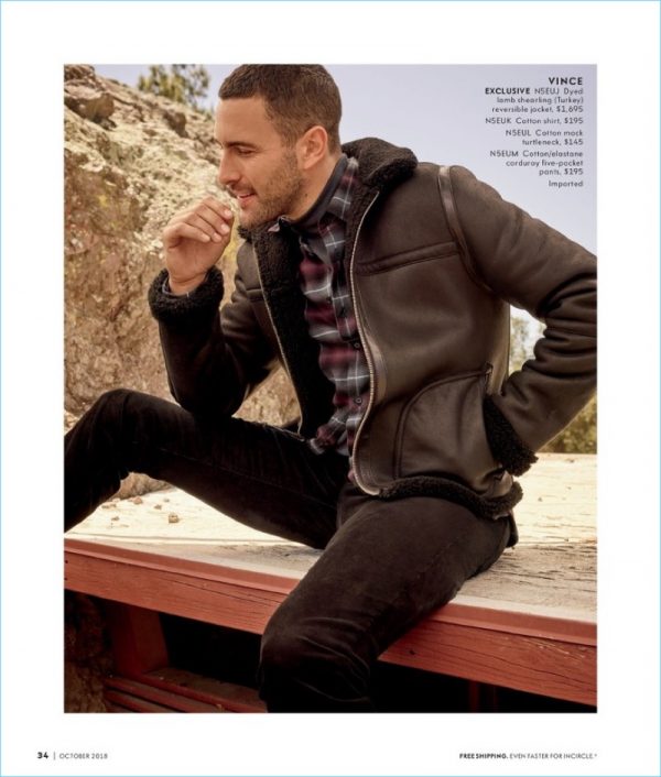 Malik Lindo Noah Mills Neiman Marcus Fall 2018 Men's Catalog