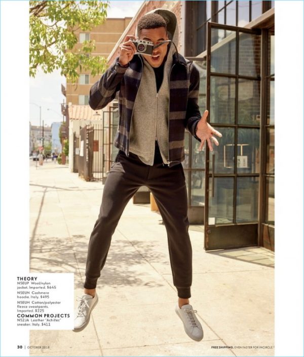 Malik Lindo Noah Mills Neiman Marcus Fall 2018 Men's Catalog