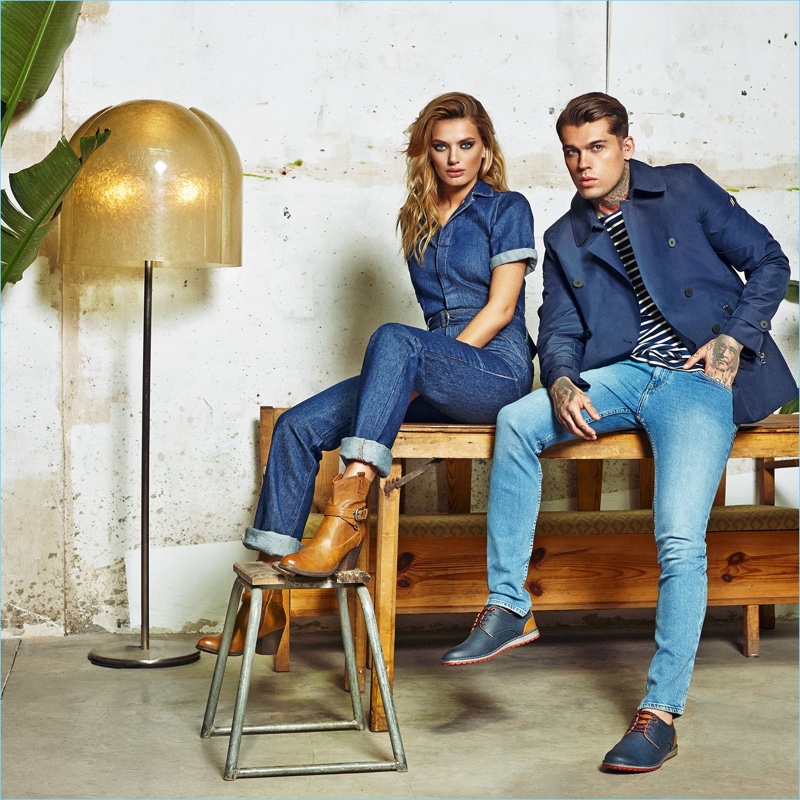 Bregje Heinen and Stephen James star in Refresh Shoes' fall-winter 2018 campaign.