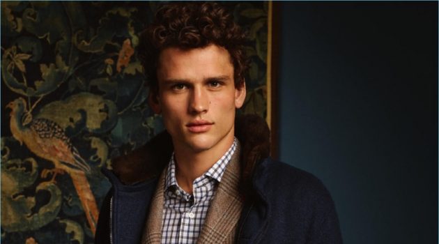 Simon Nessman Sports Luxe Fall Looks for Holt Renfrew A chic vision, Simon Nessman models ISAIA.