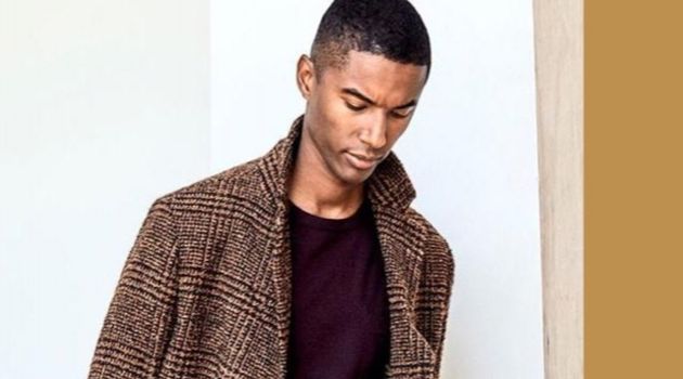 Your Starting Lineup: Todd Snyder Rounds Up Fall Essentials Tailored Topcoat: Claudio Monteiro is ready for the cold with a chic Todd Snyder topcoat in Italian fabric.