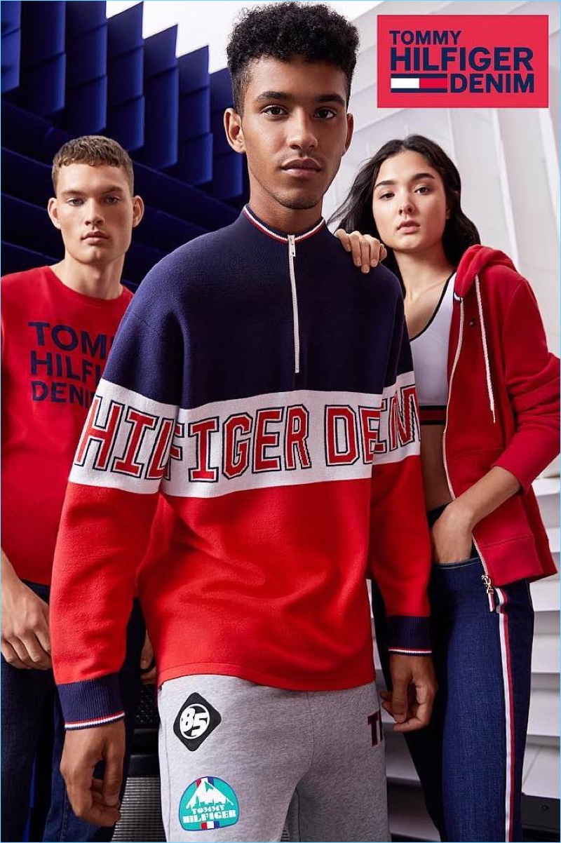 Hector Diaz and William Los connect with Tommy Hilfiger Denim to model its latest fashions.