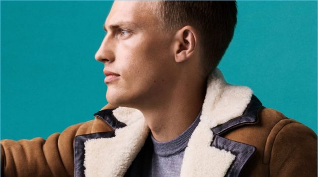 Victor Nylander Stars in Trussardi Fall '18 Campaign Billy Kidd photographs Victor Nylander for Trussardi's fall-winter 2018 campaign.
