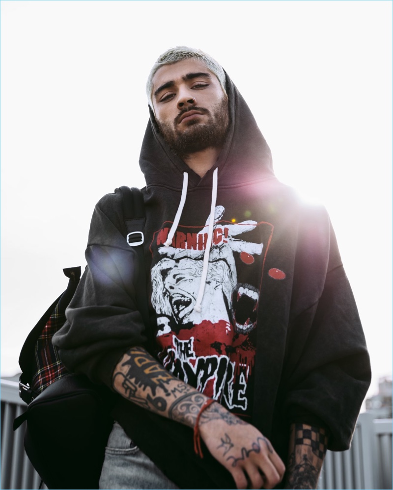 Zayn Malik collaborates with The Kooples for a new bag collection.