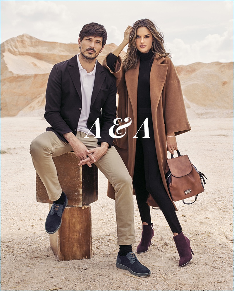 Andres Velencoso and Alessandra Ambrósio reunite for xti's fall-winter 2018 campaign.