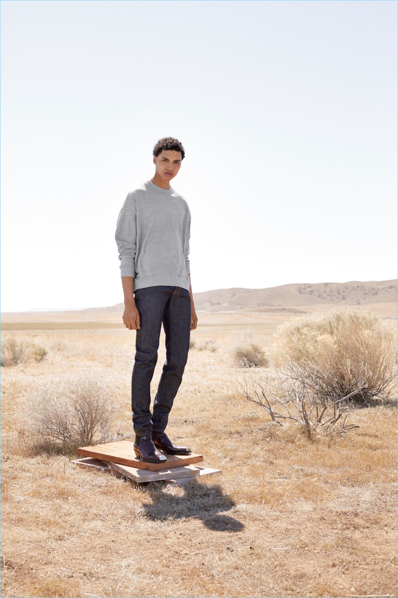 AG Jeans taps Sol Goss as the face of its fall-winter 2018 campaign.