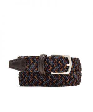 Anderson's Multi Woven Elastic Belt in Brown Anderson's Multi Woven Elastic Belt in Brown