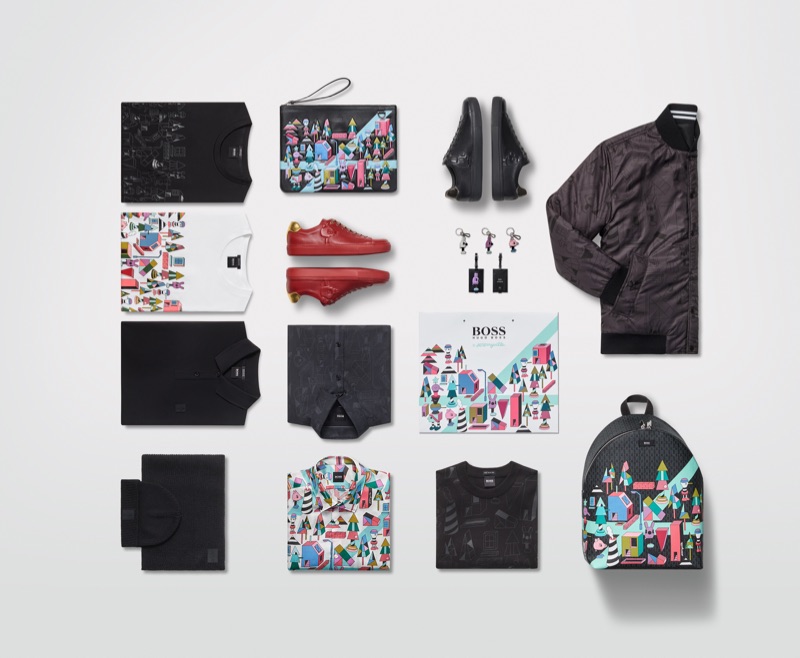 BOSS collaborates with artist Jeremyville on a holiday collection. » BOSS Collaborates with Jeremyville for Holiday '18 Collection BOSS collaborates with artist Jeremyville on a holiday collection.