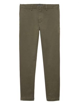 BR x Kevin Love | Emerson Straight Soft Stretch Chino Banana Republic Mens BR x Kevin Love Emerson Straight Garment Dyed Chino Pant New Juniper Green Size 26W