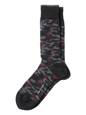 Banana Republic Mens BR x Kevin Love Heart Camo Sock Navy Blue Size One Size Banana Republic Mens BR x Kevin Love Heart Camo Sock Navy Blue Size One Size