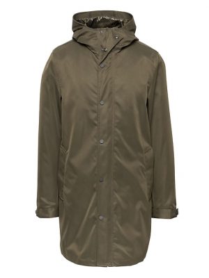 Banana Republic Mens BR x Kevin Love Water-Resistant Concordia Jacket Dark Olive Green Size XS Banana Republic Mens BR x Kevin Love Water-Resistant Hooded Jacket Dark Olive Green Size XS