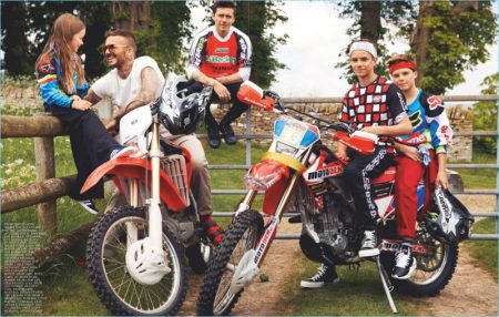 Clan B: The Beckham Family Stars in British Vogue Cover Story