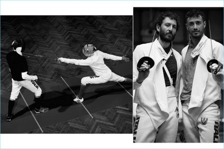 Fencers Luigi Samele & Diego Confalonieri Don Brunello Cucinelli for Mr Porter